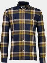 Bison - Brushed ternet skjorte - HUSET Men & Women - Bison