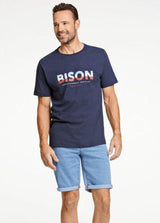 Bison - Logo t-shirt (M-4XL) - HUSET Men & Women
