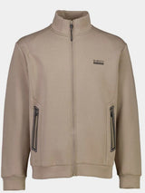 Bison - Soft superflex sweat cardigan - HUSET Men & Women - Bison