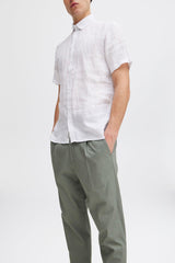 Casual Friday Anton - Kortærmet hør skjorte - HUSET Men & Women