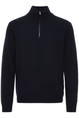 Casual Friday Karl - Halfzip uldstriktrøje i regular fit - HUSET Men & Women