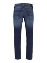 Jack & Jones Mike 424 I.K. - Mørkeblå Tapered fit jeans - HUSET Men & Women