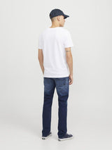 Jack & Jones Mike 424 I.K. - Mørkeblå Tapered fit jeans - HUSET Men & Women