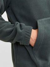 Jack & Jones Vesterbro - Fleece quarter zip sweat shirt i relaxed fit - HUSET Men & Women