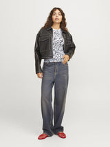 JJXX Gigi - Zebra t-shirt - HUSET Men & Women