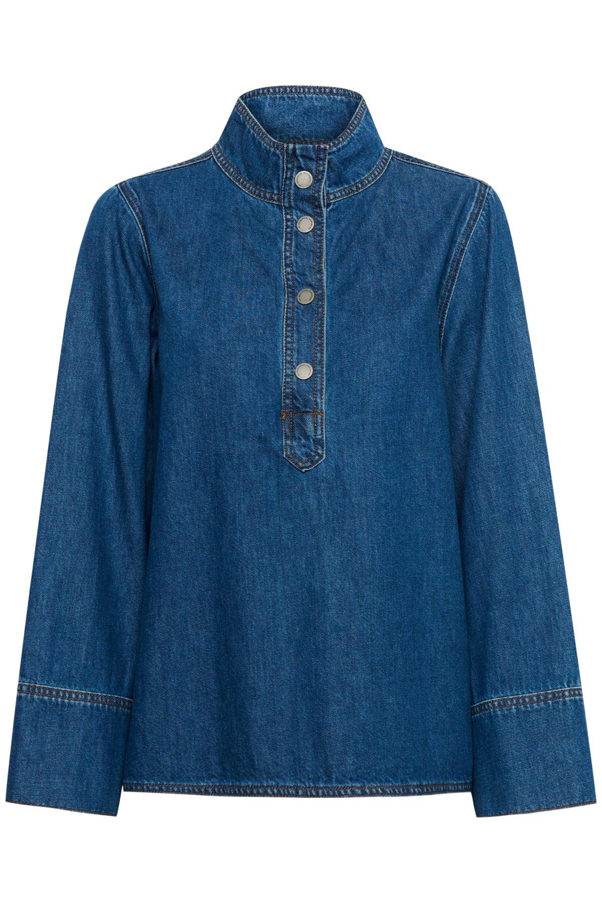 My Essential Wardrobe Hilma - Denim bluse - HUSET Men & Women