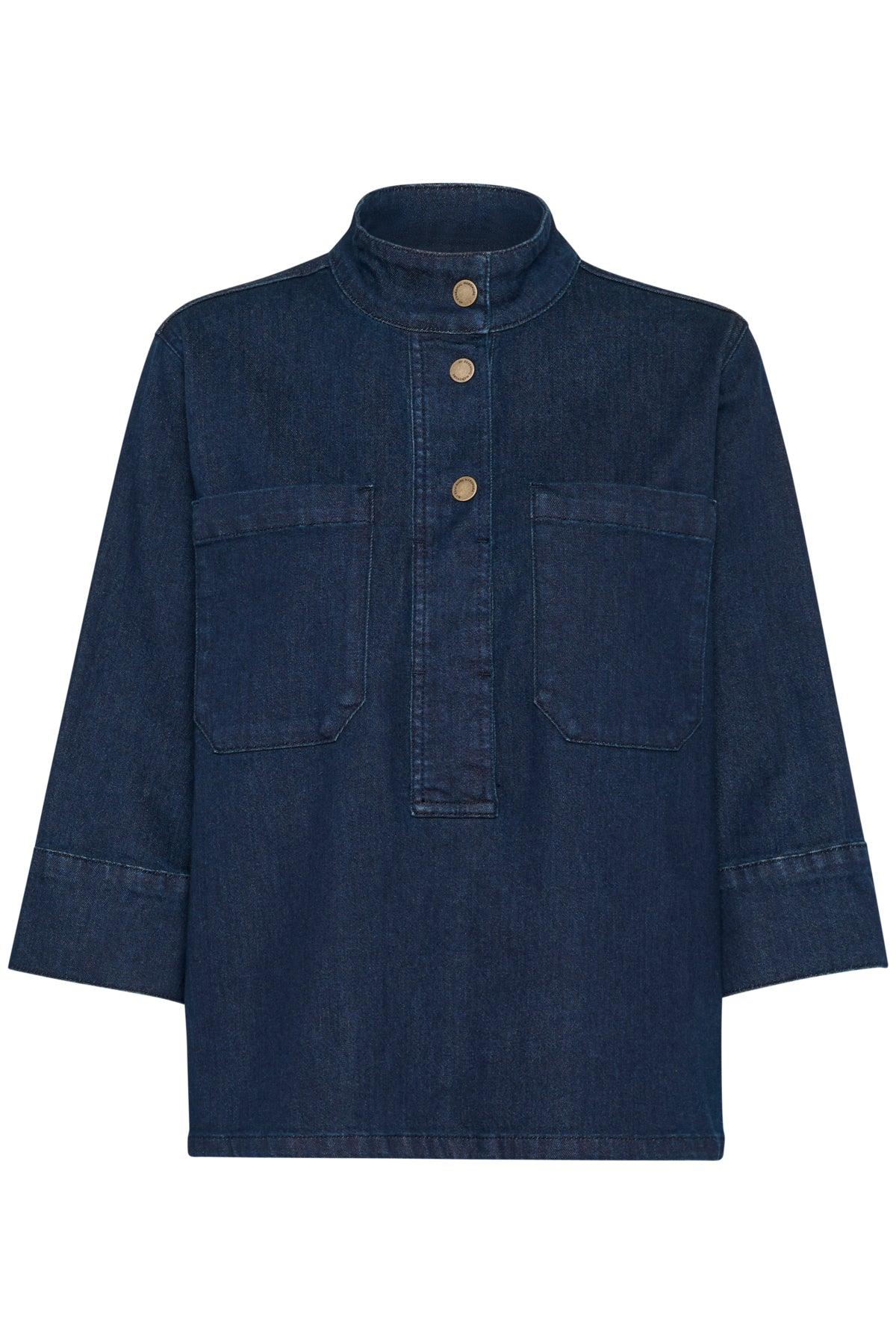 My Essential Wardrobe Lara 115 - Denim bluse - HUSET Men & Women