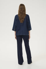 My Essential Wardrobe Lara 115 - Denim bluse - HUSET Men & Women