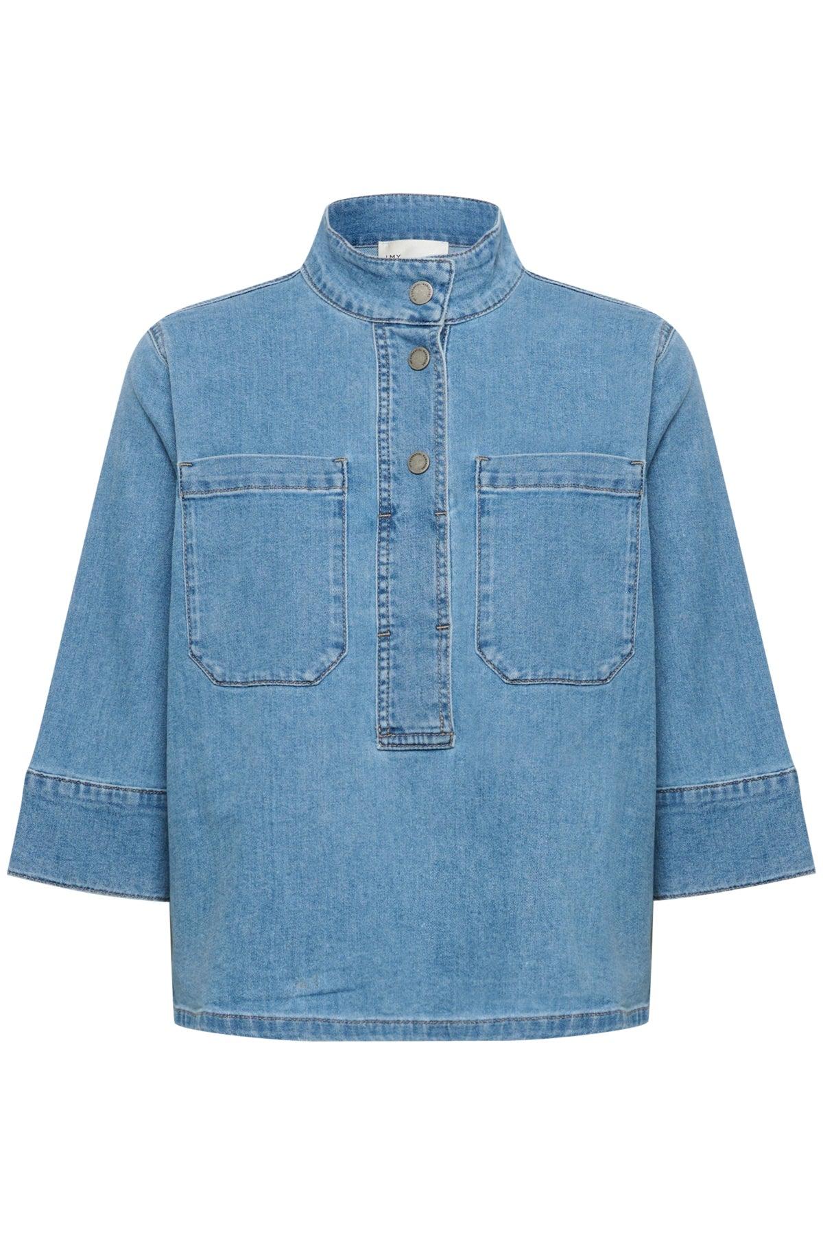 My Essential Wardrobe Lara 115 - Denim bluse - HUSET Men & Women