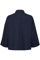 My Essential Wardrobe Lara - Kort denim skjorte - HUSET Men & Women