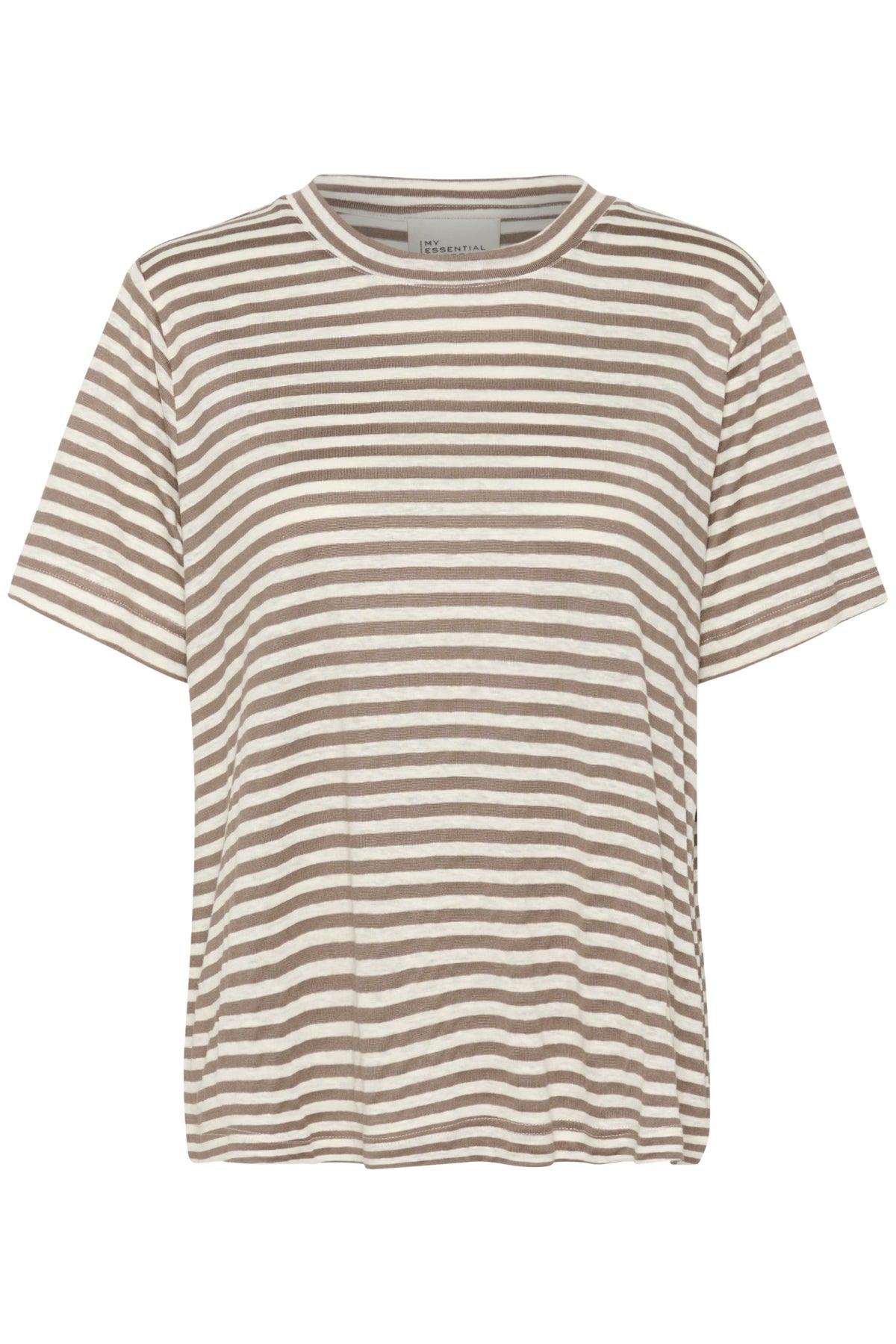 My Essential Wardrobe Lisa - Stribet t-shirt - HUSET Men & Women