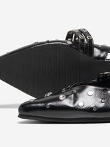 Only Aura - PU slingback buckle ballarina - HUSET Men & Women