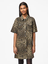 Pieces Asta - Kort leo denim kjole - HUSET Men & Women