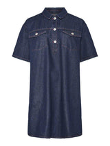 Pieces Demi - Kort denim kjole - HUSET Men & Women