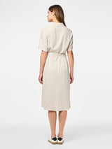 Pieces Pia - Hørmix skjortekjole - HUSET Men & Women