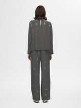 Selected Femme Astra - Sequins satin bukser - HUSET Men & Women