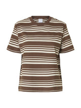 Selected Femme Boxy Luna - Stribet t-shirt - HUSET Men & Women