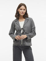 Vila Kiki - Tie denim jacket - HUSET Men & Women
