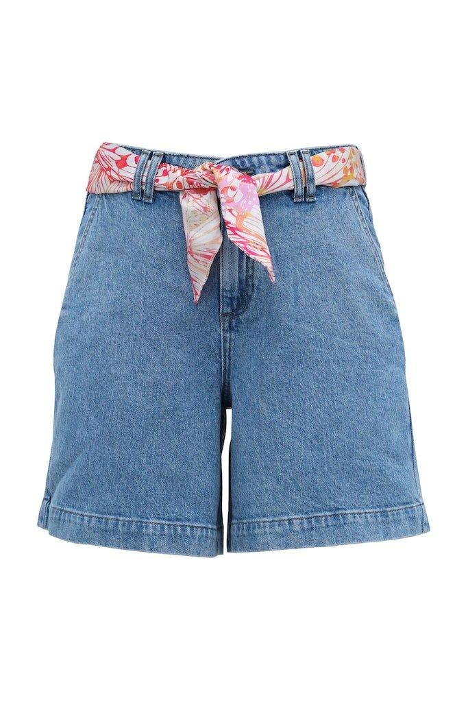Vila Vanil - Scarf denim shorts - HUSET Men & Women