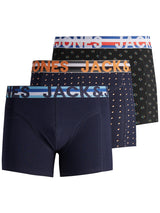 Jack & Jones Henrik - 3-pak trunks i bomuld/stretch - HUSET Men & Women