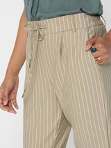 Only Poptrash - Stribede casual bukser - HUSET Men & Women
