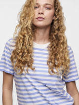 Pieces Ria - Stribet t-shirts i økologisk bomuld - HUSET Men & Women