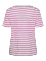 Pieces Ria - Stribet t-shirts i økologisk bomuld - HUSET Men & Women