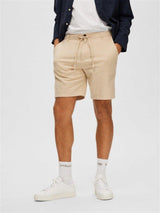 Selected Homme Brody - Hørmix regular fit shorts - HUSET Men & Women