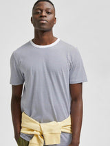 Selected Homme Norman 180 - Stribet T-shirt i økologisk bomuld - HUSET Men & Women