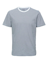 Selected Homme Norman 180 - Stribet T-shirt i økologisk bomuld - HUSET Men & Women