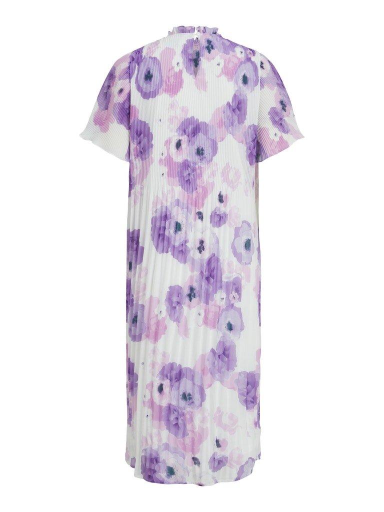 Vila Pinka - Kortærmet plisse kjole - HUSET Men & Women