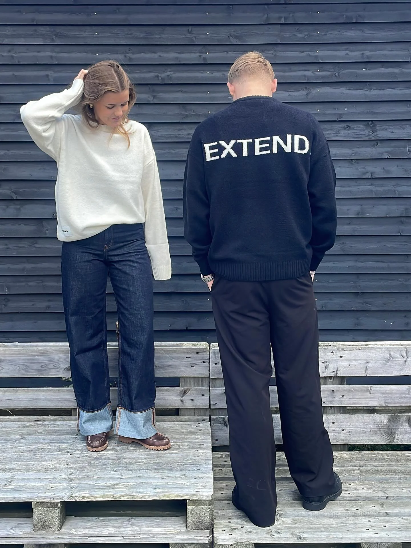 Damen- und Herrenoutfits von HUSET in Hvide Sande