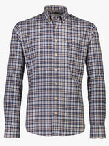 Bison Brushed - Ternet langærmet skjorte i regular fit - HUSET Men & Women