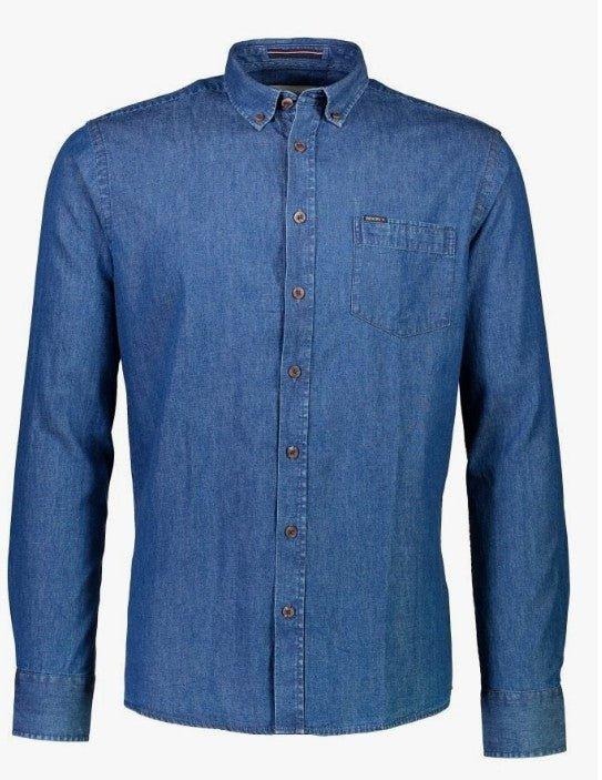 Bison - Langærmet denimskjorte - HUSET Men & Women