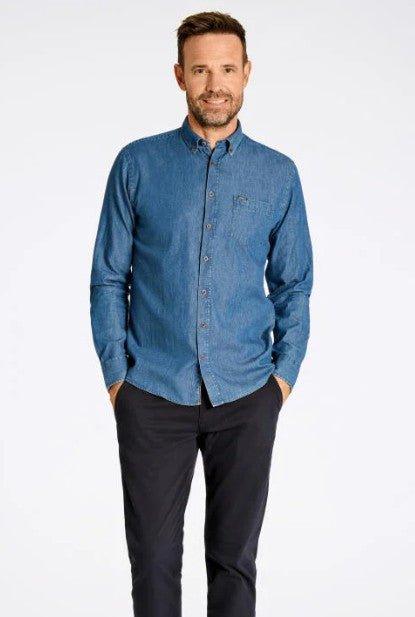 Bison - Langærmet denimskjorte - HUSET Men & Women