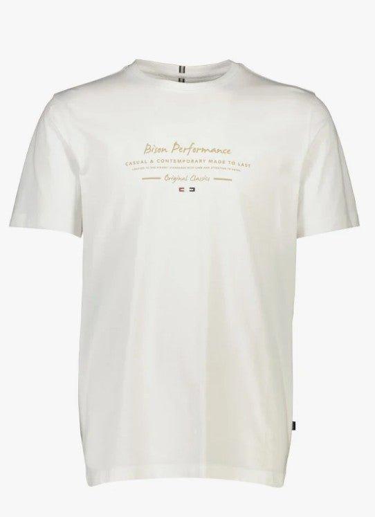 Bison - Signature logo t-shirt - HUSET Men & Women