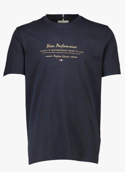 Bison - Signature logo t-shirt - HUSET Men & Women