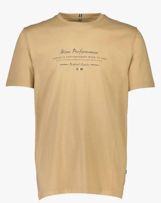 Bison - Signature logo t-shirt - HUSET Men & Women