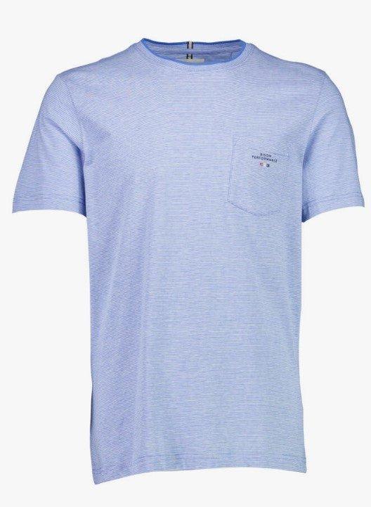 Bison - Stribet t-shirt - HUSET Men & Women