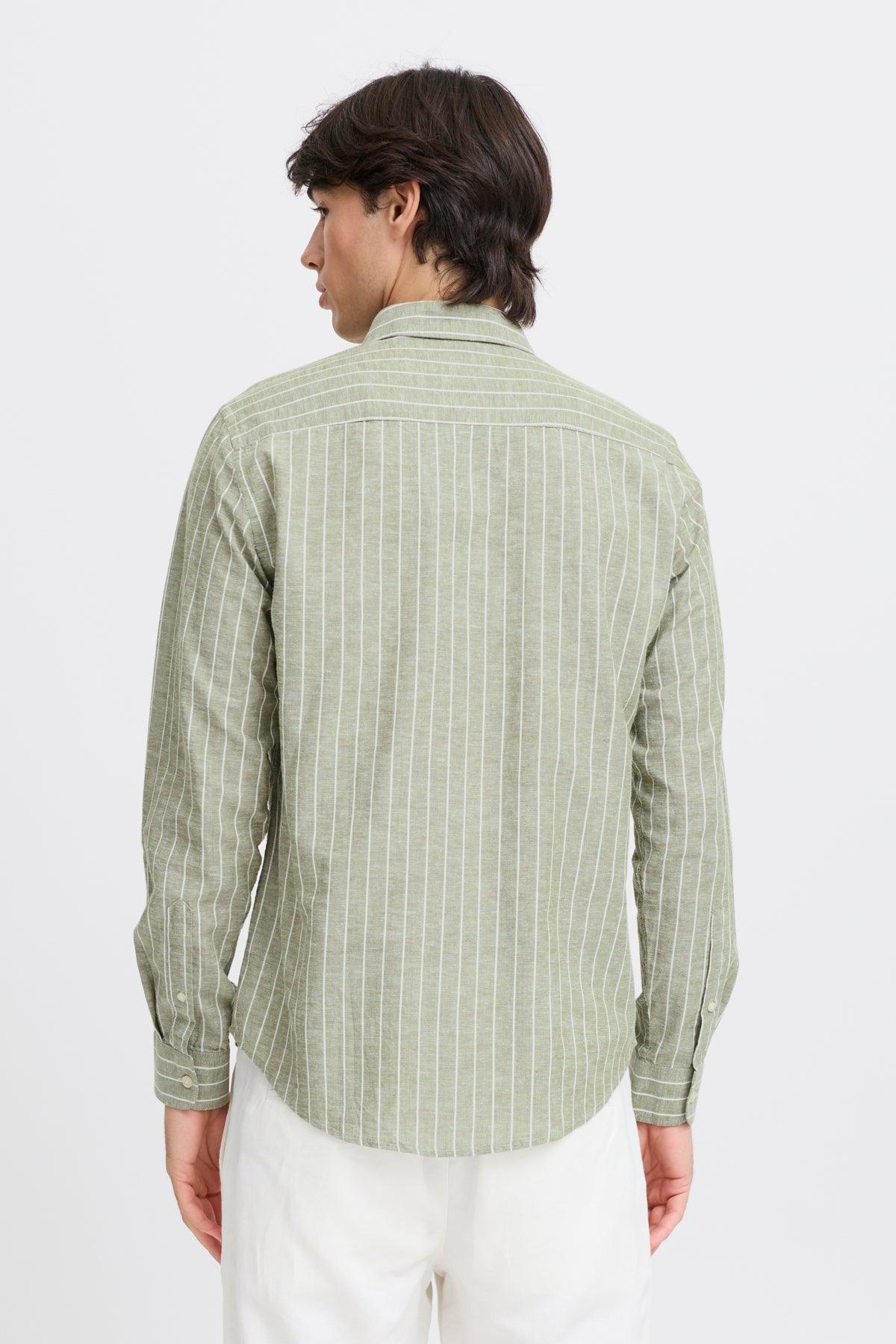 Casual Friday André - Langærmet hørmix skjorte - HUSET Men & Women