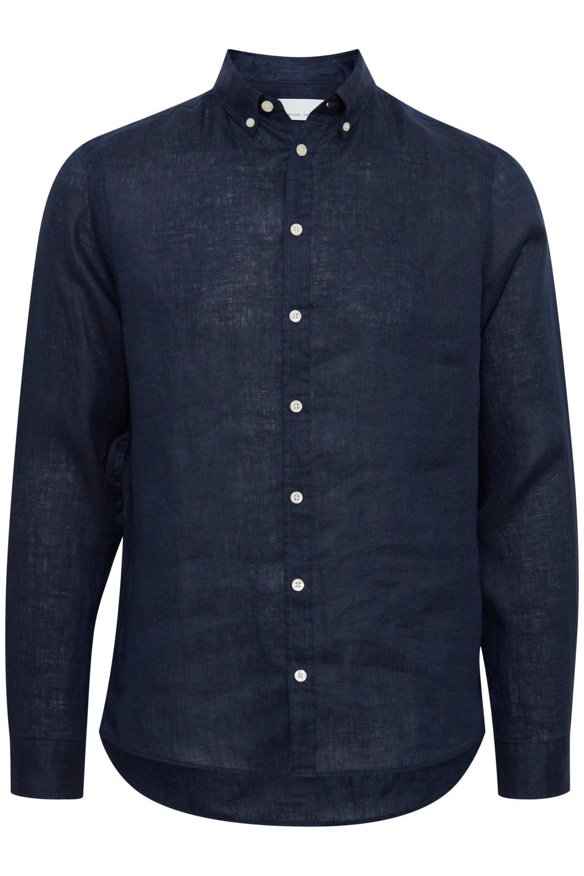 Casual Friday Anton - Langærmet hørskjorte - HUSET Men & Women