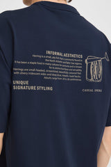 Casual Friday Archer - T-shirt med backprint - HUSET Men & Women