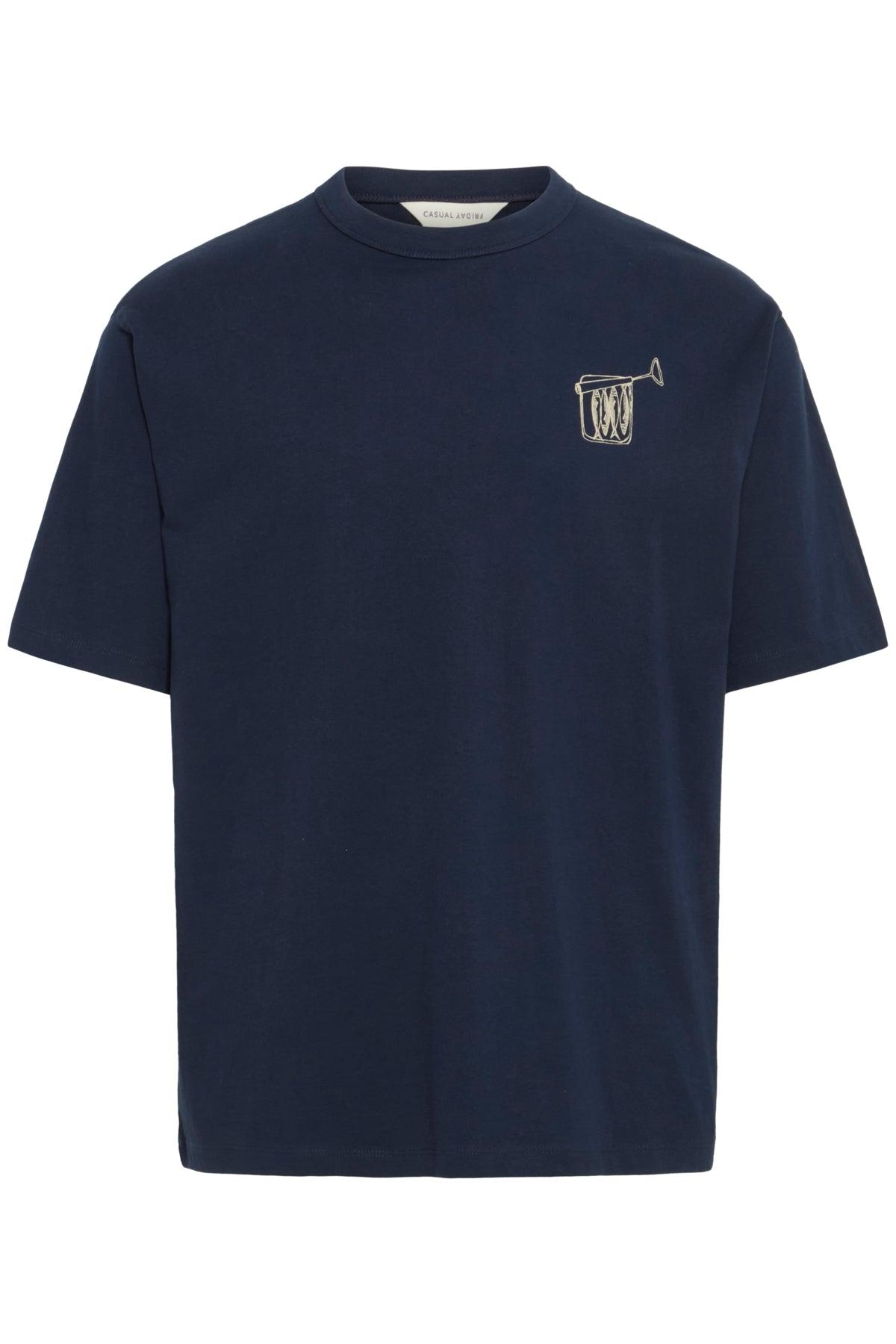 Casual Friday Archer - T-shirt med backprint - HUSET Men & Women