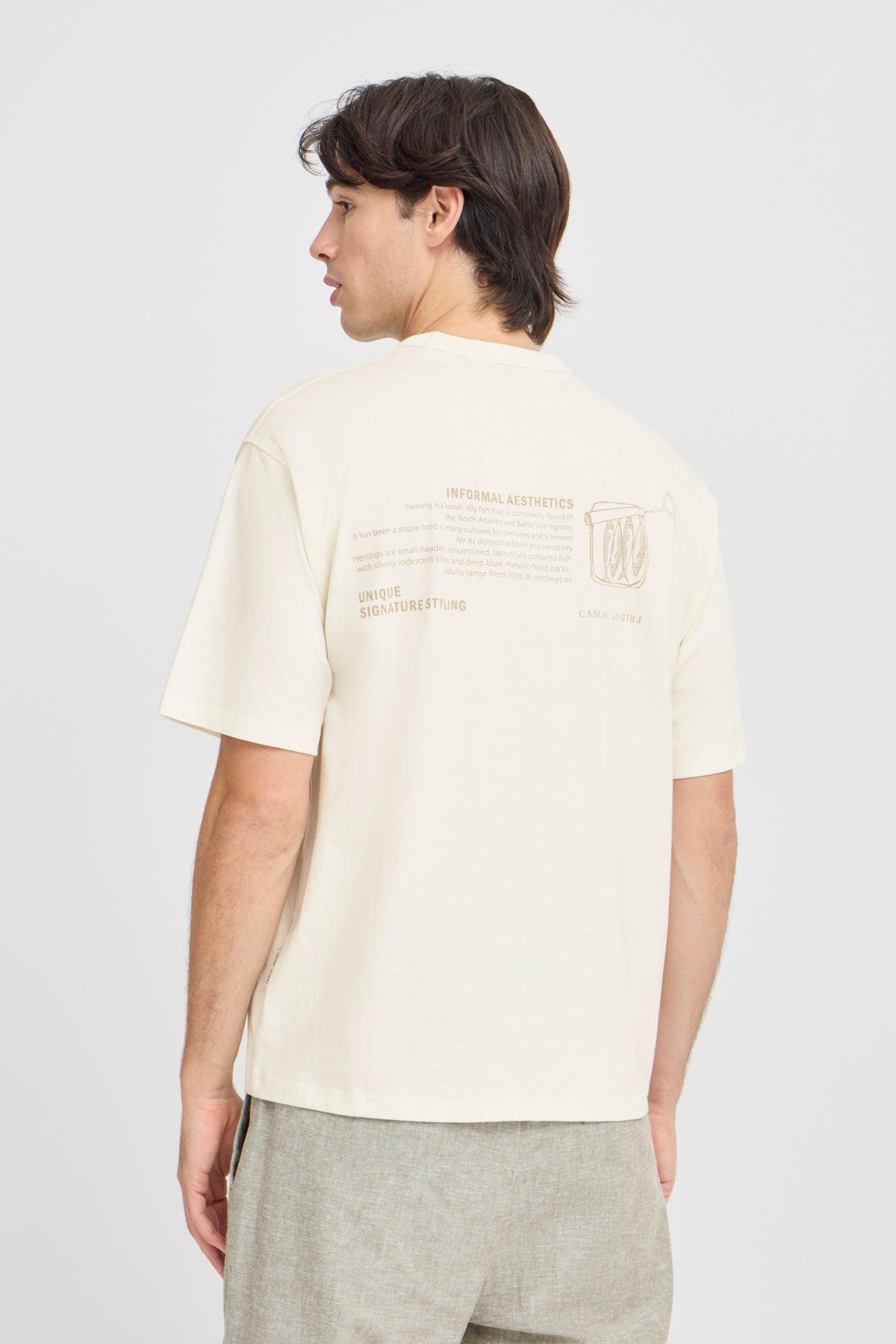 Casual Friday Archer - T-shirt med backprint - HUSET Men & Women
