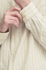 Casual Friday Dallas - Stribet hørmix skjorte - HUSET Men & Women