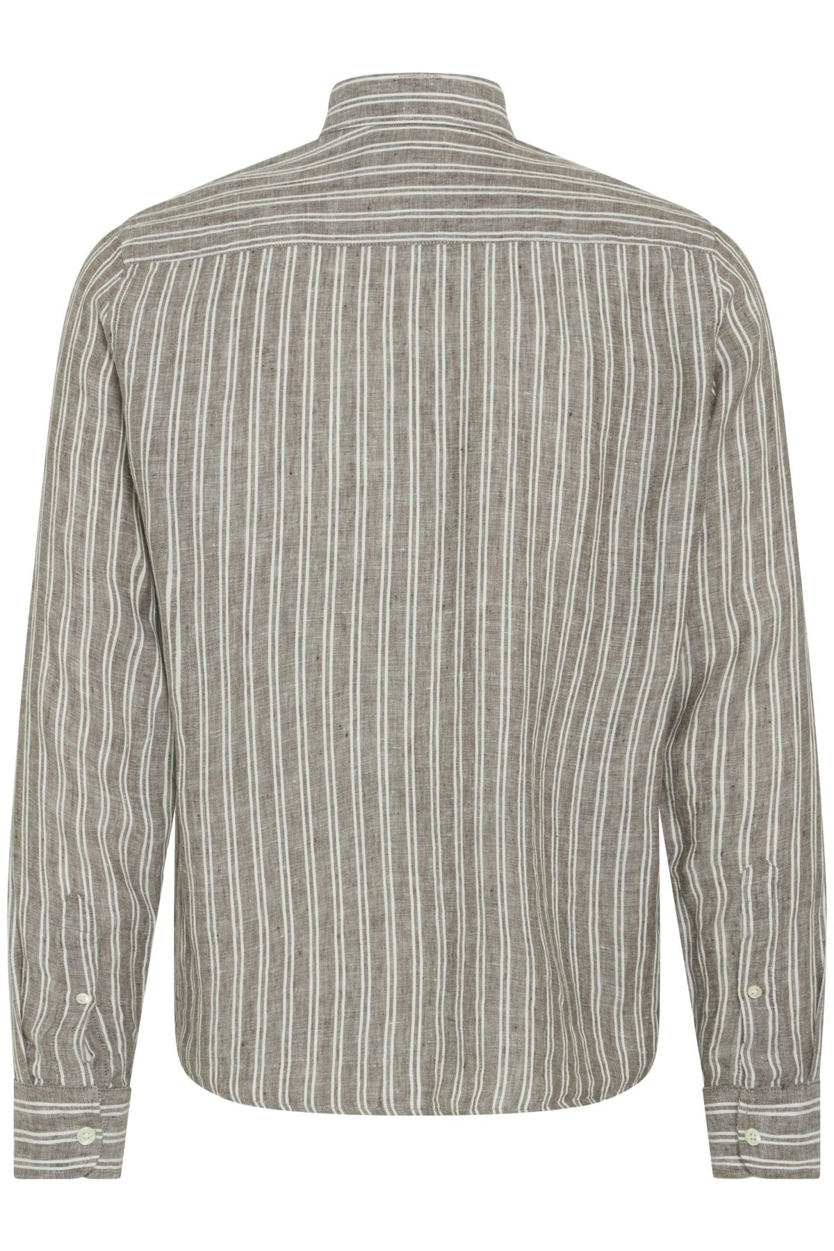 Casual Friday Dallas - Stribet hørmix skjorte - HUSET Men & Women