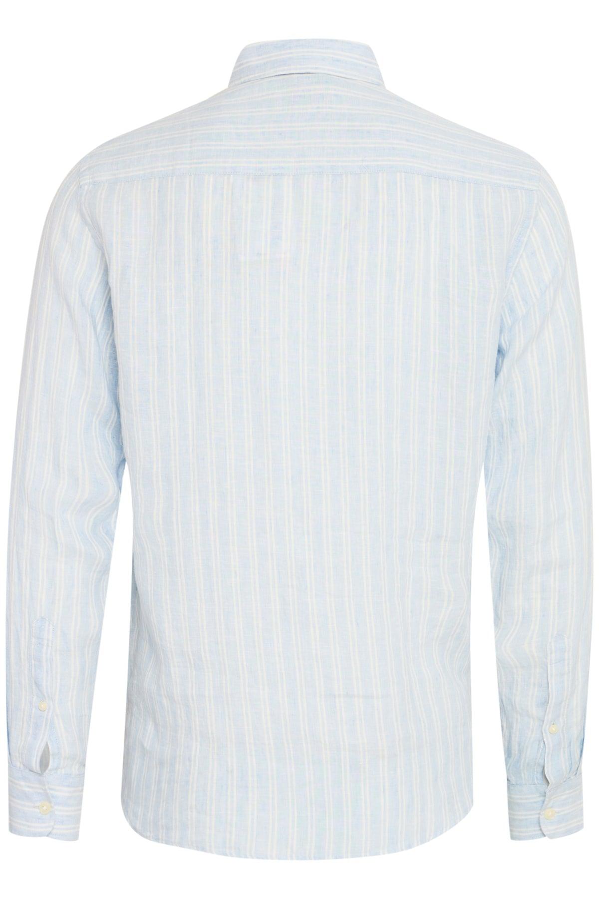 Casual Friday Dallas - Stribet hørmix skjorte - HUSET Men & Women