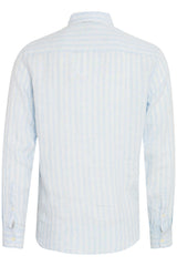 Casual Friday Dallas - Stribet hørmix skjorte - HUSET Men & Women