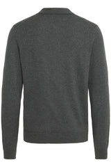 Casual Friday Frode - Langærmet strikket polo - HUSET Men & Women - Casual Friday