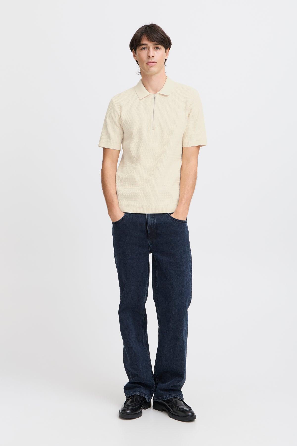 Casual Friday Joe - Strikket polo med struktur - HUSET Men & Women